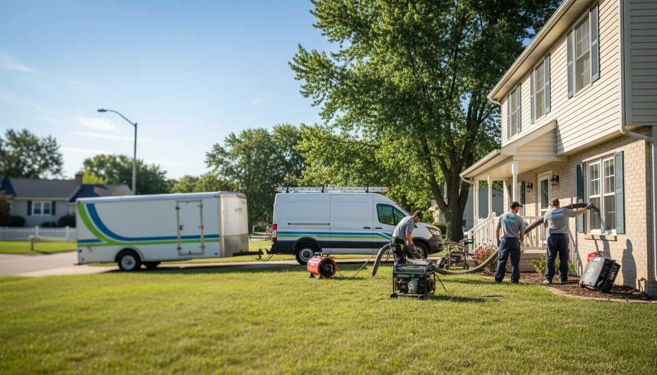 Flooded Basement Restoration And Cleanup With Repair in Greensburg, KS near me